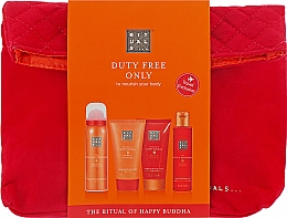 Парфумерія, косметика Набір - Rituals The Ritual of Happy Buddha (sh/gel/50ml + b/cr/70ml + sh/scr/70ml + sh/oil/75ml)