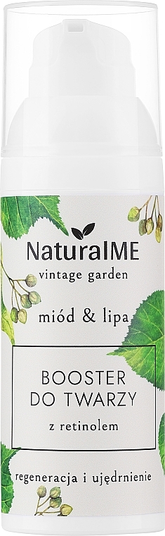 Бустер для лица с ретинолом "Мед и липа" - NaturalME Vintage Garden Honey & Linden Regeneration & Firming Booster With Retinol — фото N1