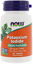 Парфумерія, косметика Йодид калію, 30 мг - Now Foods Potassium Iodide