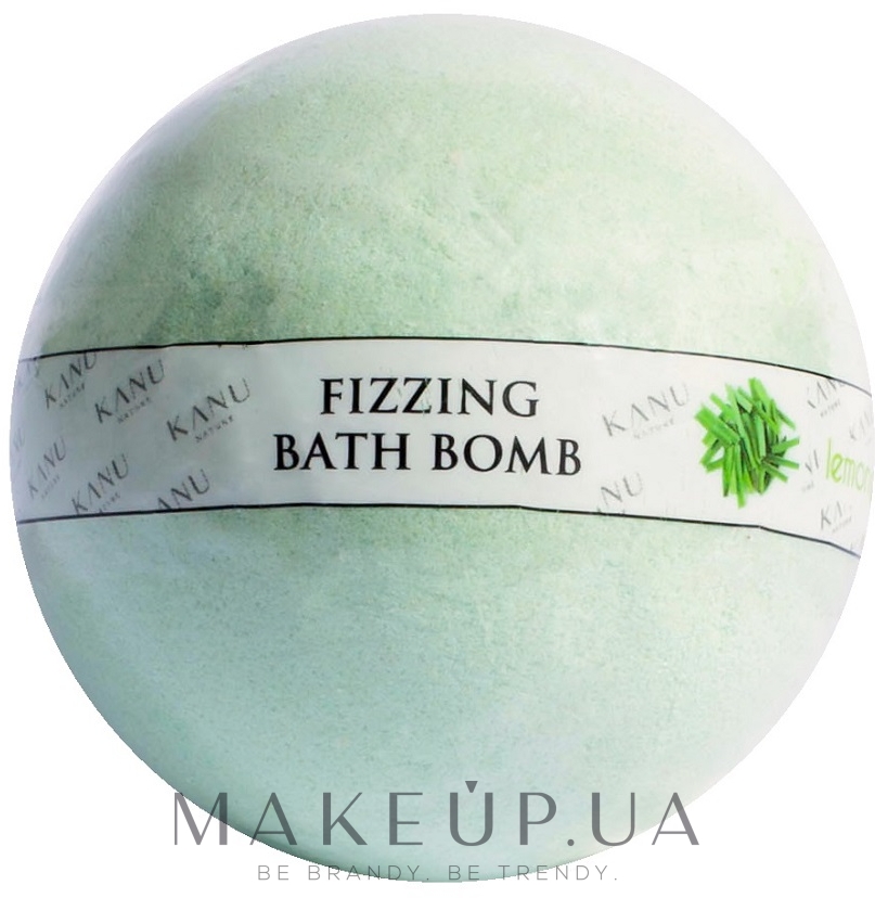 Бомбочка для ванни "Лимонна трава" - Kanu Nature Bath Bomb — фото 160g
