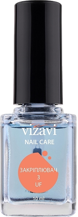 Закрепитель лака для ногтей с UV фильтром - Vizavi Professional Nail Care — фото N1