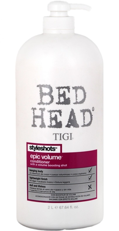 Кондиціонер для додаткового обсягу - Tigi Bed Head Styleshots Epic Volume Conditioner — фото N2