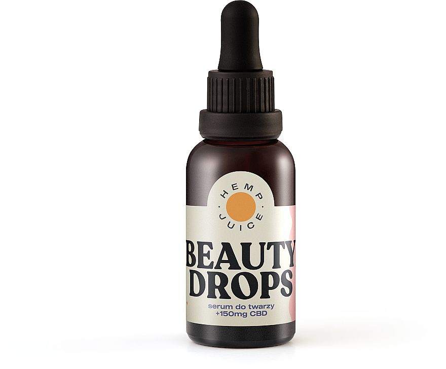 Сироватка для обличчя - Hemp Juice Beauty Drops Face Serum 150 Mg CBD — фото N1