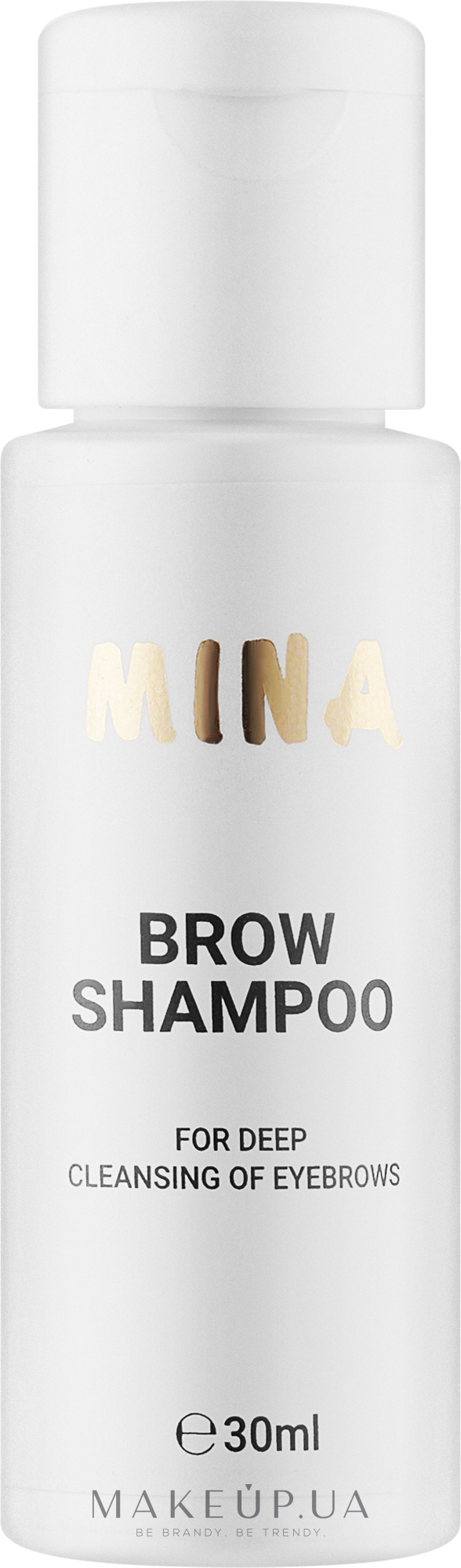 Шампунь для бровей - Mina Brow Shampoo — фото 30ml