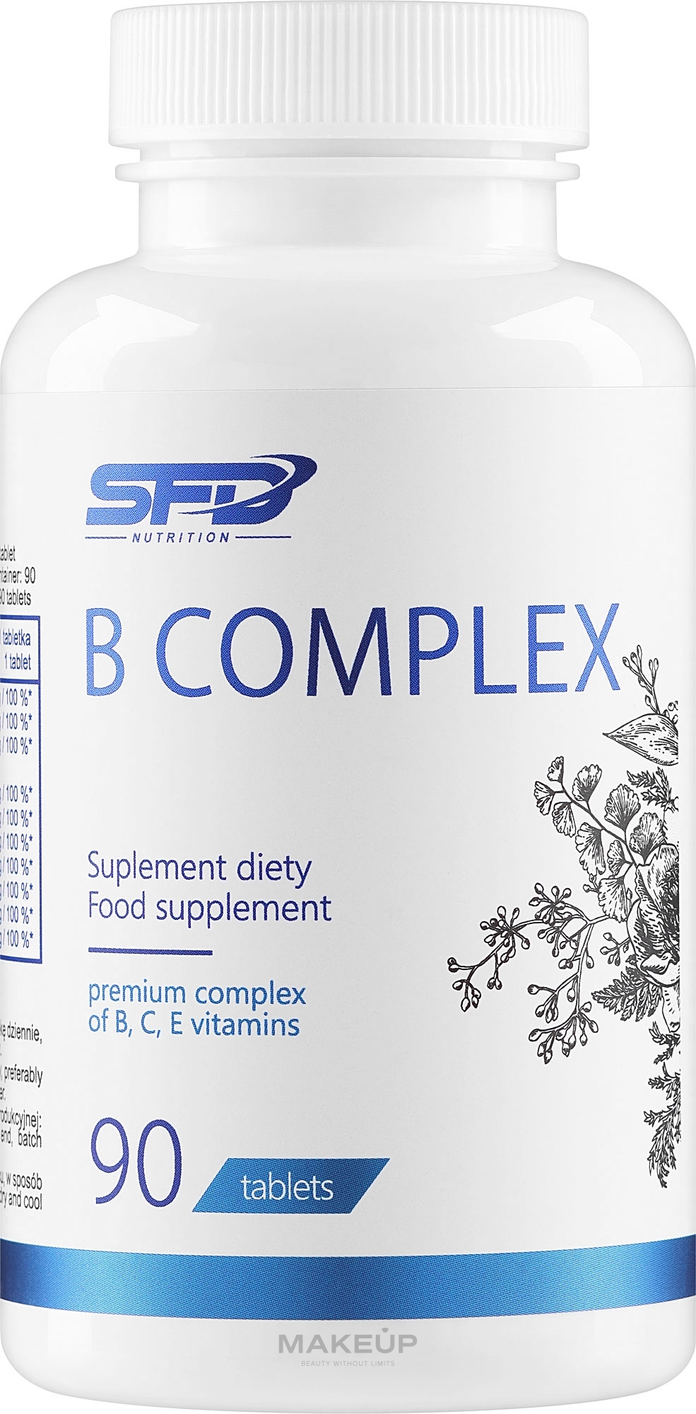 Комплекс витаминов группы В - SFD Nutrition B Complex — фото 90шт