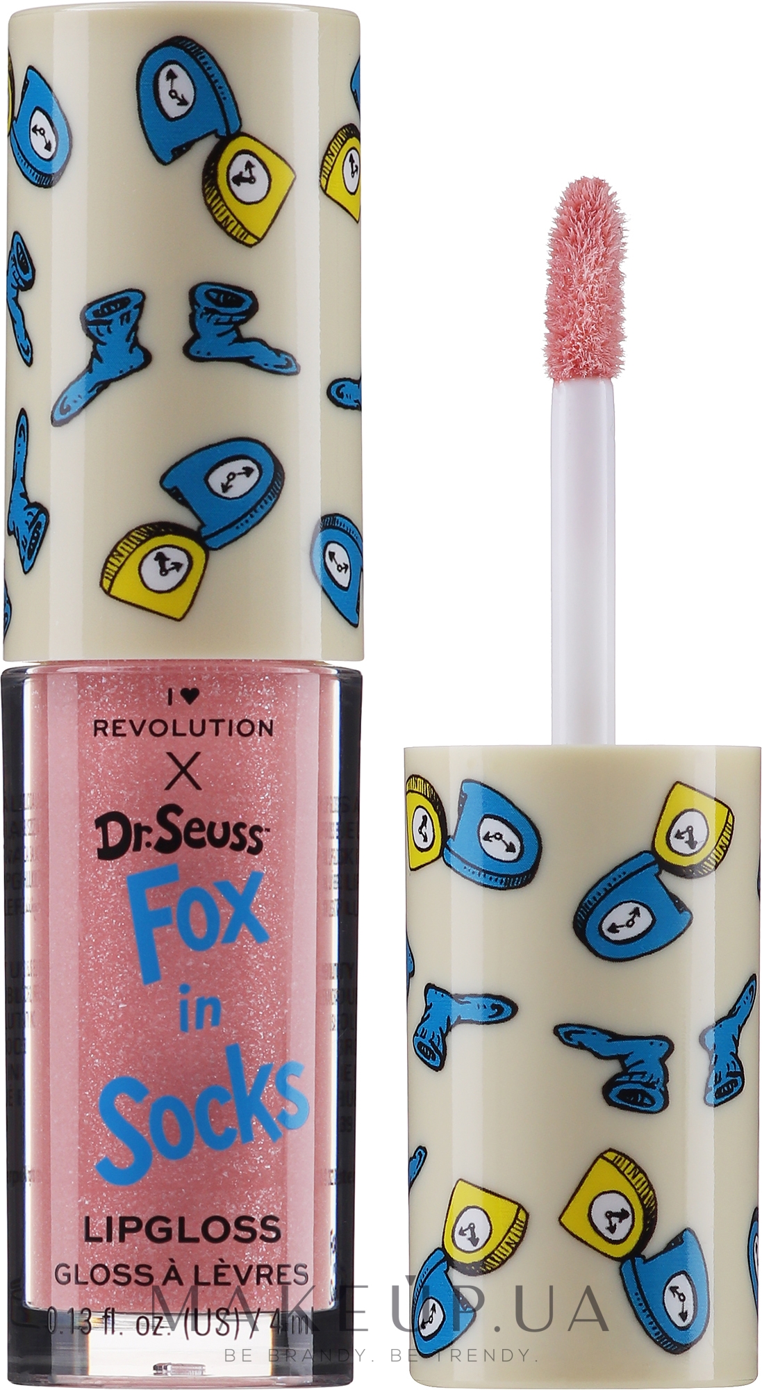 Блиск для губ - I Heart Revolution x Dr. Seuss Lip Gloss — фото Fox in Sox