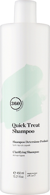 Шампунь для глибокого очищення всіх типів волосся - 360 Be Quick Treat Shampoo