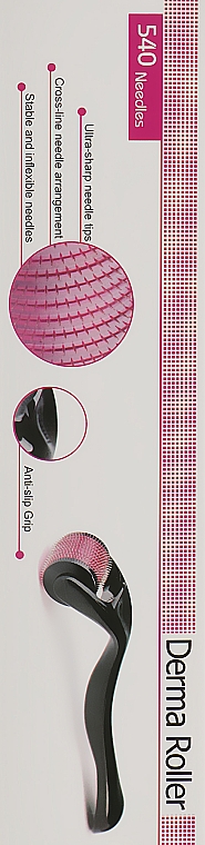 Мезороллер на 540 титановых игл 0.5 мм - MT ROLLER Derma Roller System — фото N1