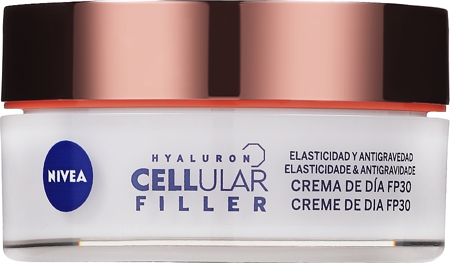 Денний антивіковий крем - NIVEA Cellular Filler Elasticity & Antigravity SPF30 Day Cream — фото N1
