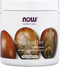 Духи, Парфюмерия, косметика Натуральное масло ши - Now Foods Solutions Shea Butter