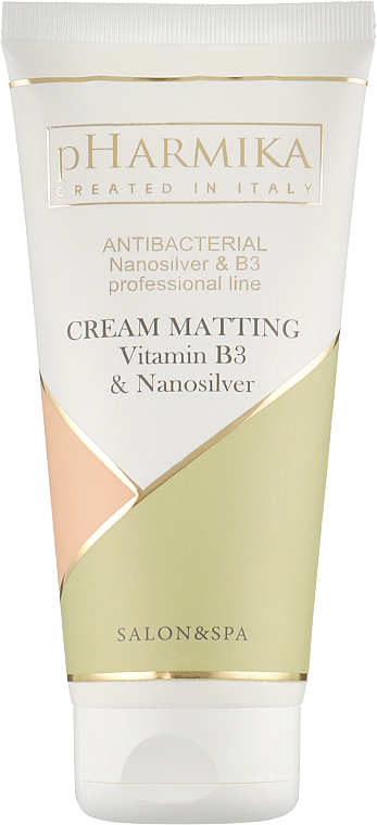 Матирующий крем для лица - pHarmika Cream Matting Vitamin B3 & Nanosilver