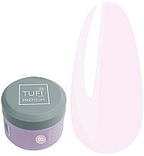 Гель для нарощування нігтів - Tufi Profi Premium UV Gel 02 Clear Pink — фото N3