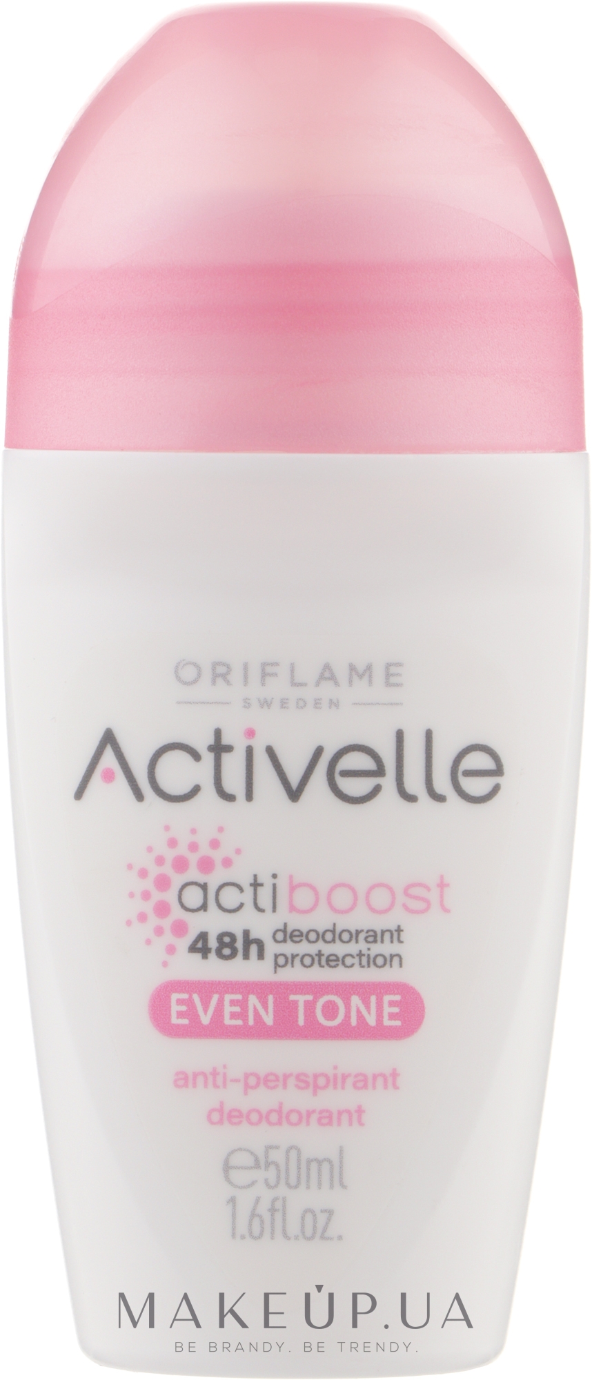 Дезодорант-антиперспирант c выравнивающим тон кожи эффектом - Oriflame Activelle Actiboost Even Tone — фото 50ml