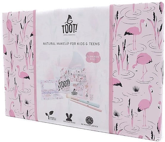 Набір, 6 продуктів - Toot! Flamingo Kiss Natural Makeup Box Set — фото N1