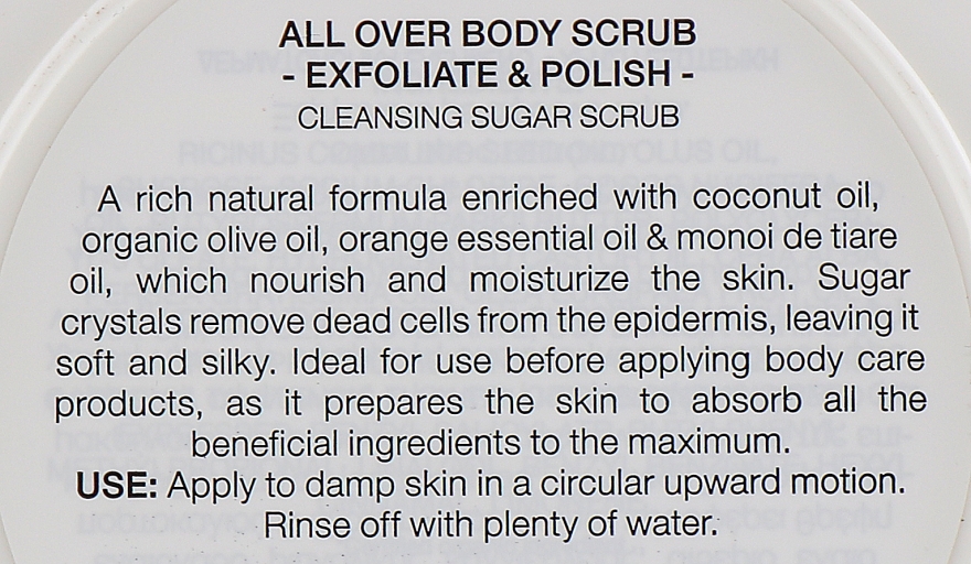 Скраб для тіла "Очищення та сяйво. Піна колада" - BIOselect Naturals Body Scrub — фото N4