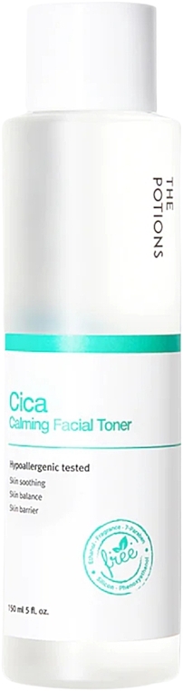 Успокаивающий тоник для лица - The Potions Cica Calming Facial Toner — фото N1