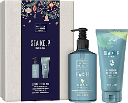 Набор - Scottish Fine Soaps Sea Kelp Marine Spa Luxury Festive Duo (sh/gel/300ml + b/cr/200ml) — фото N1