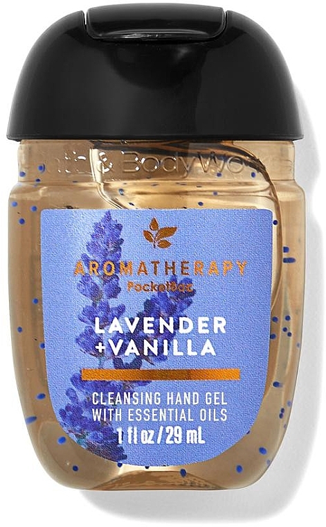 Антибактериальный гель для рук "Lavender+Vanilla" - Bath and Body Works Anti-Bacterial Hand Gel