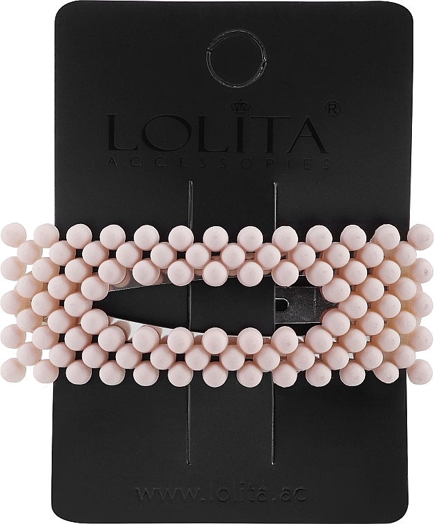 Заколка для волосся, матова, рожева пастель - Lolita Accessories Pastel Pink Matt — фото N1