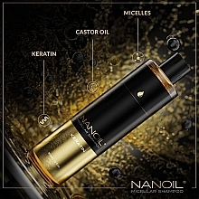 Мицеллярный шампунь с кератином - Nanoil Keratin Micellar Shampoo — фото N3