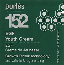 Духи, Парфюмерия, косметика Регенерирующий омолаживающий крем для лица - Purles Growth Factor Technology 152 Youth Cream (пробник)