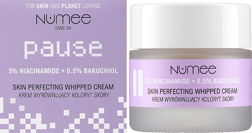 Крем для лица "Взбитые сливки" - Numee Game On Pause Skin Perfecting Whipped Cream — фото N2