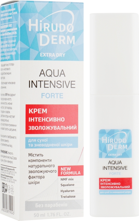 Інтенсивно зволожуючий крем - Hirudo Derm Aqua Intensive Forte — фото N1