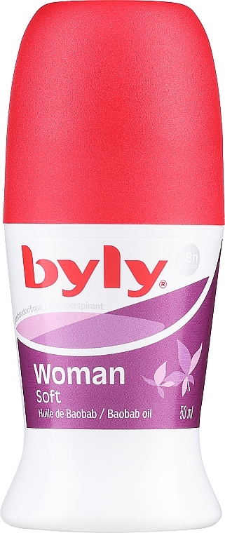 Кульковий дезодорант - Byly Woman Soft Roll-On Deodorant — фото N1