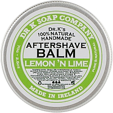 Бальзам после бритья "Лимон и лайм" - Dr K Soap Company Aftershave Balm Lemon 'N Lime — фото N1