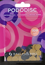 Змінні файли для педикюрного диска Podostic XS, 320 грит, PDF-10-320 - Staleks Pro — фото N1