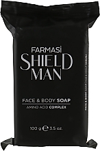 Духи, Парфюмерия, косметика Натуральное мыло - Farmasi Shield Man Face & Body Soap