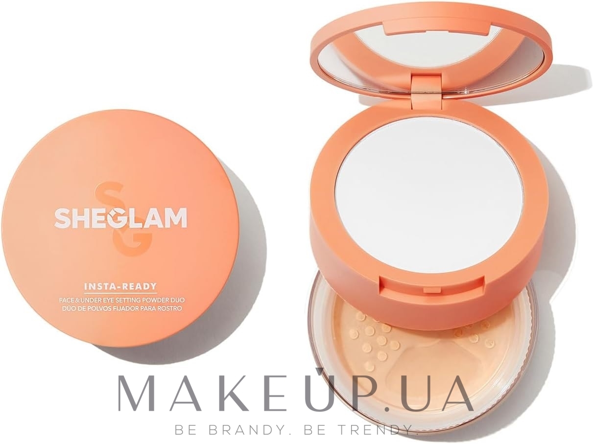 Sheglam Insta-Ready Face & Under Eye Setting Powder Duo - Пудра для лица и  для кожи вокруг глаз 2 в 1: купить по лучшей цене в Украине | Makeup.ua