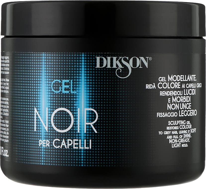Тонуючий гель для сивого волосся - Dikson Gel Noir Per Capelli — фото N3
