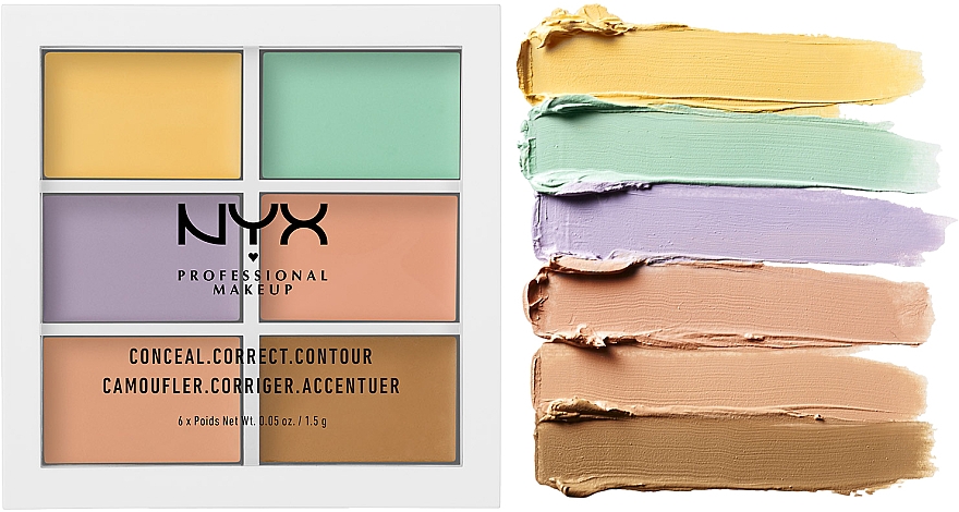 Кольорова палітра коригувальних засобів - NYX Professional Makeup Color Correcting Palette — фото N3