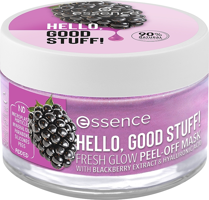 УЦІНКА Маска-плівка для обличчя - Essence Hello, Good Stuff! Fresh Glow Peel-Off Mask * — фото N1