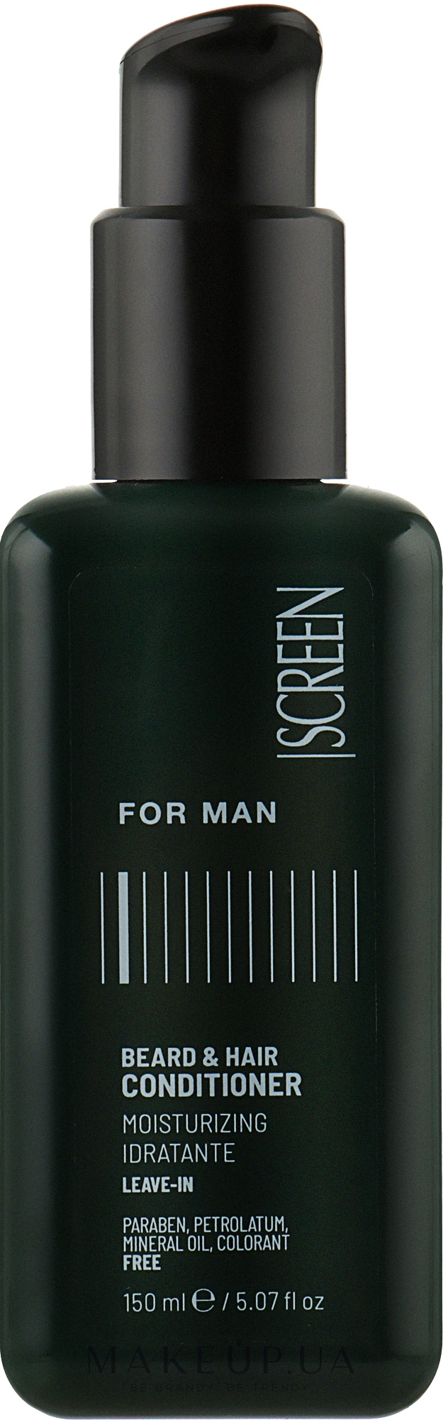 Screen For Man Beard & Hair Conditioner - Мужской несмываемый кондиционер  для волос и бороды: купить по лучшей цене в Украине | Makeup.ua