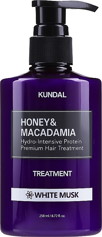 Кондиціонер для волосся "Білий мускус" - Kundal Honey & Macadamia Treatment White Musk — фото N3
