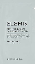 Духи, Парфюмерия, косметика Ночной крем для лица "Матрикс" - Elemis Pro-Collagen Overnight Matrix (пробник)