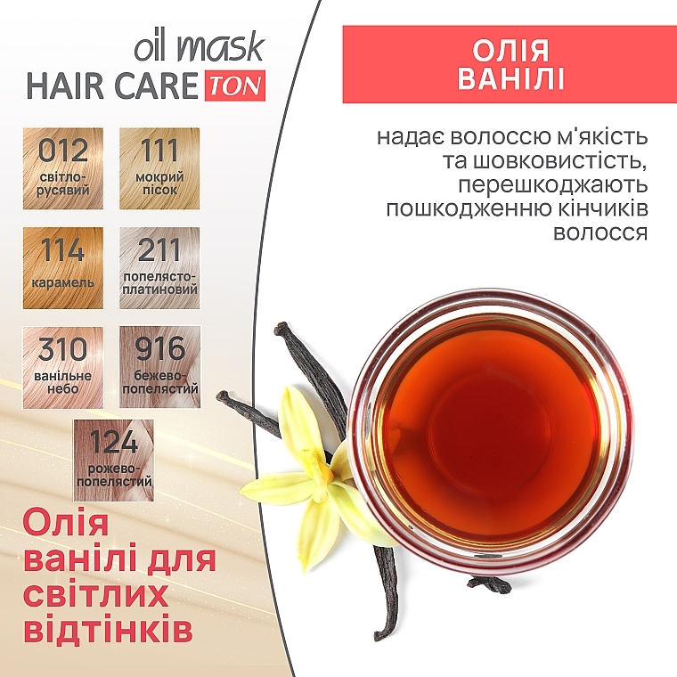 Тонувальна маска для волосся - Acme Color Hair Care Ton Oil Mask * — фото N9