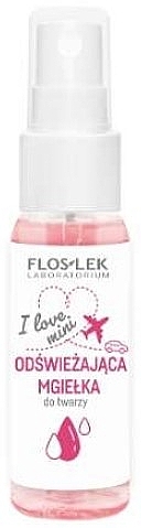 Освежающий спрей для лица - Floslek I Love Mini Refreshing Face Mist — фото N1