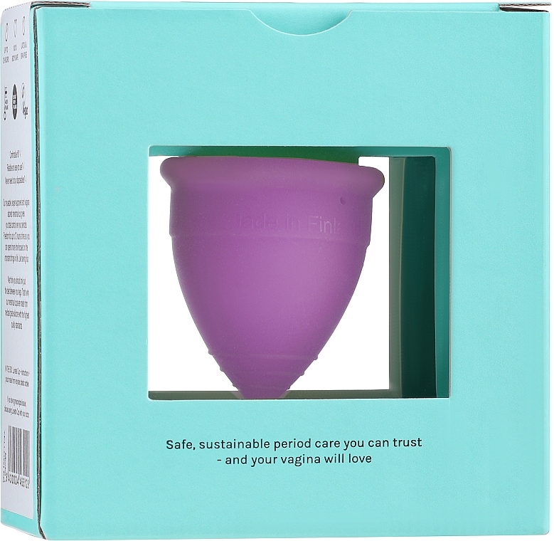 Менструальна чаша, модель 2, бузкова - Lunette Reusable Menstrual Cup Purple Model 2 — фото N1