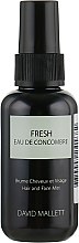 Парфумерія, косметика Освіжальний спрей для волосся - David Mallett Fresh Eau De Concombre