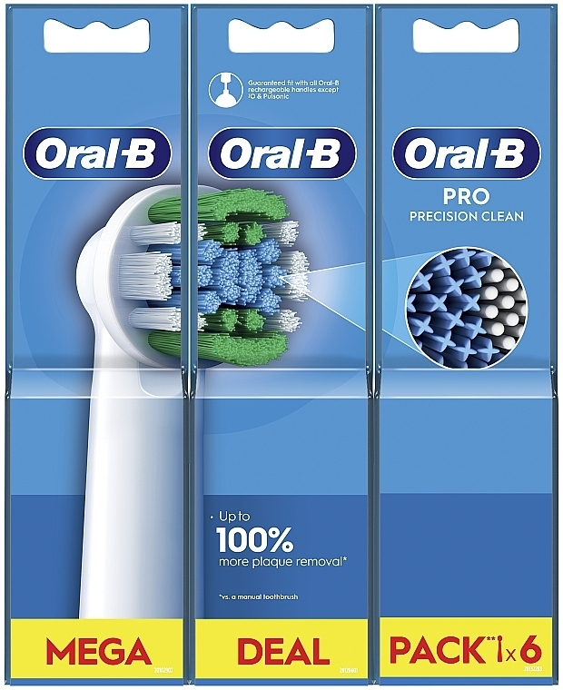 Змінна насадка для електричної зубної щітки EB20, 6 шт. - Oral-B Precision Clean EB20 — фото N3