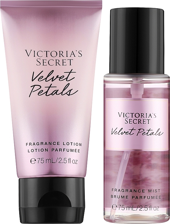 Victoria's Secret Velvet Petals Gift Set - Подарунковий набір (b/mist/75ml + b/lot/75ml) — фото N2