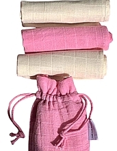 Парфумерія, косметика Рушники з органічної муслінової тканини, 3 шт. - The Lab Room Organic Muslin Cloth Towels Pack