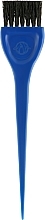 Кисть для нанесения краски, синяя, прямая, брендированная - Alcina — фото N1