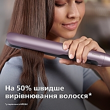 Стайлер для волос, светло-розовый металлик - Philips Straightener Series 5000 BHS530/00 — фото N4