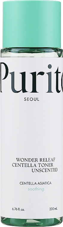 Успокаивающий тонер с центеллой без эфирных масел - Purito Seoul Wonder Releaf Centella Toner Unscented