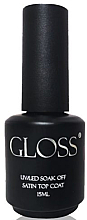 Духи, Парфюмерия, косметика Финишное покрытие без липкого слоя - Gloss Company Soak Off Satin Top Coat