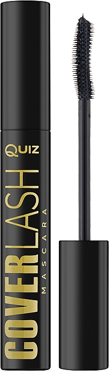 Тушь для ресниц с силиконовой щеточкой - Quiz Cosmetics Cover Lash Mascara — фото N1